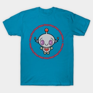 Beep Boop Beep Happy Robot T-Shirt